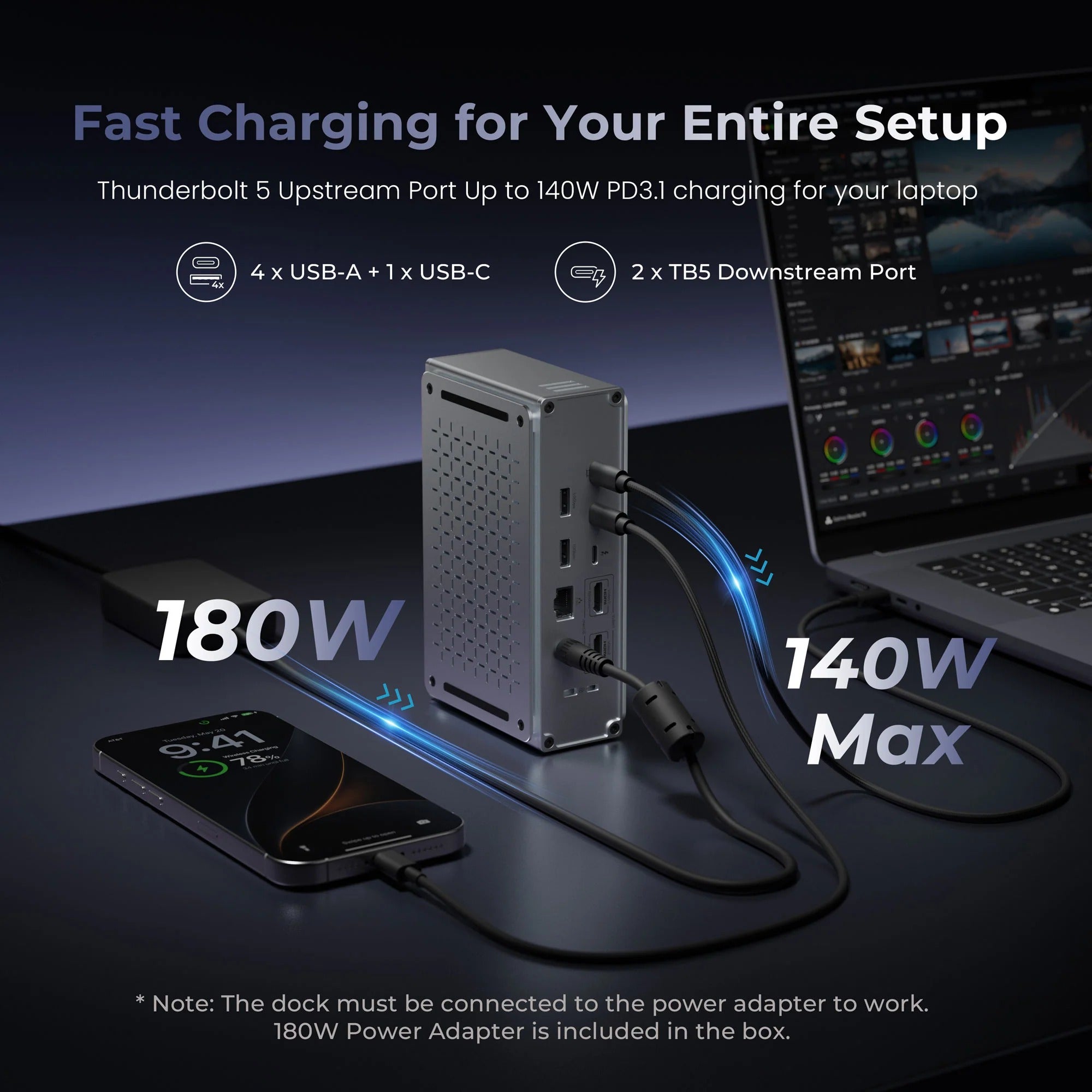 Keychron - Thunderbolt 5 Dock (14-in-1)