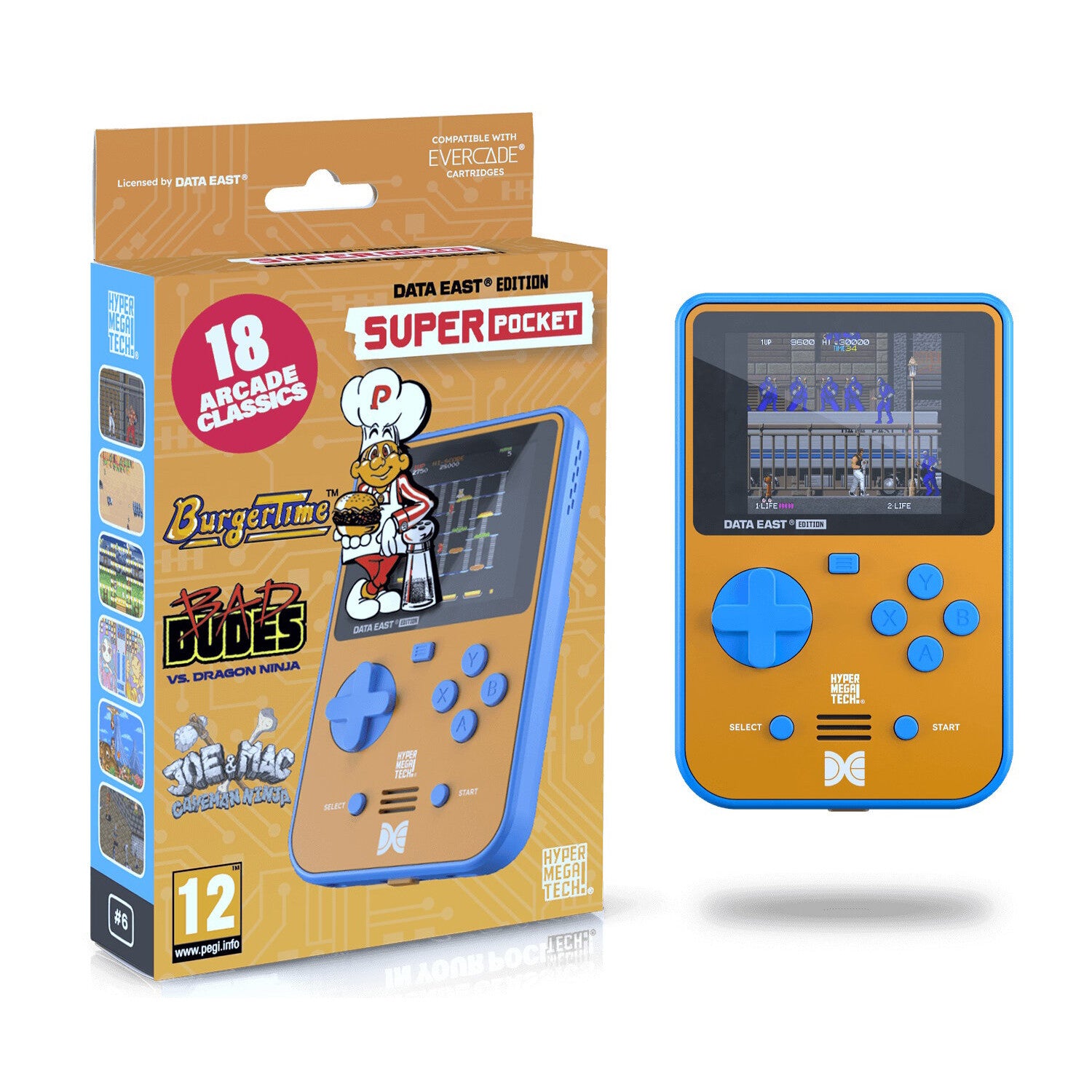 Evercade - Super Pocket Data East Console