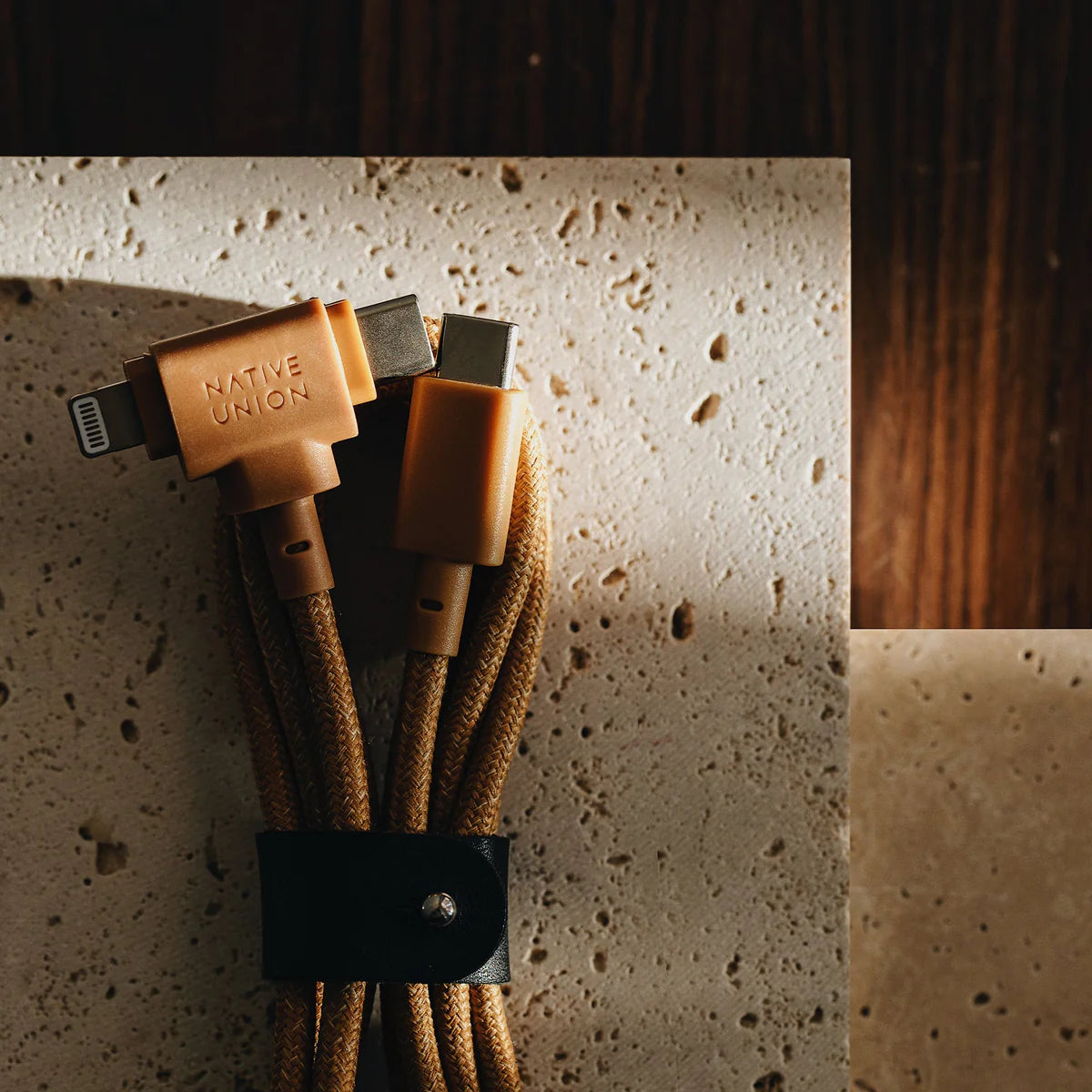 Native Union - Belt Cable Duo Pro 1.5M 2-in-1  (USB-C to USB-C & Lightning)