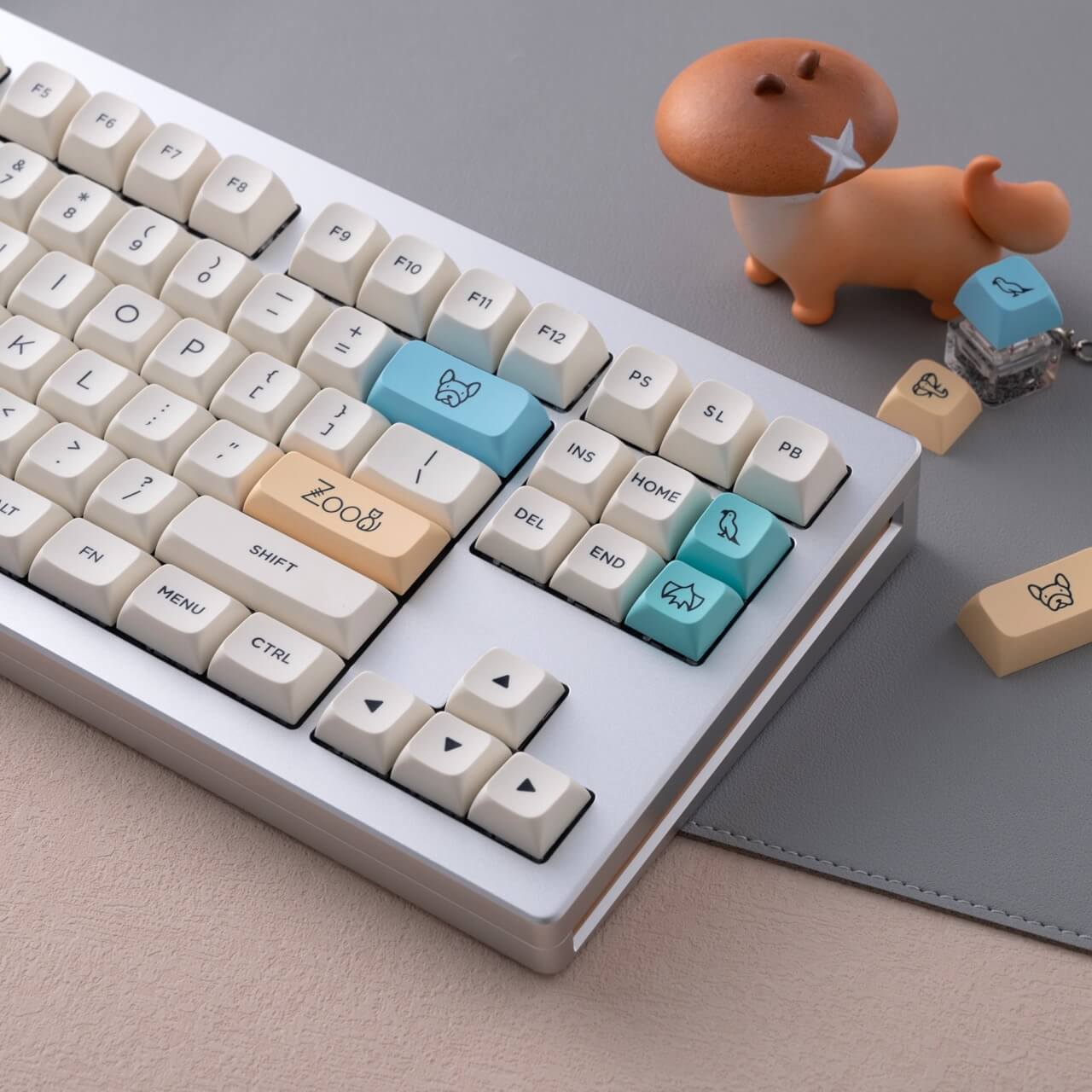 Akko - Cream Keycap Set Building Blocks (282-Key)