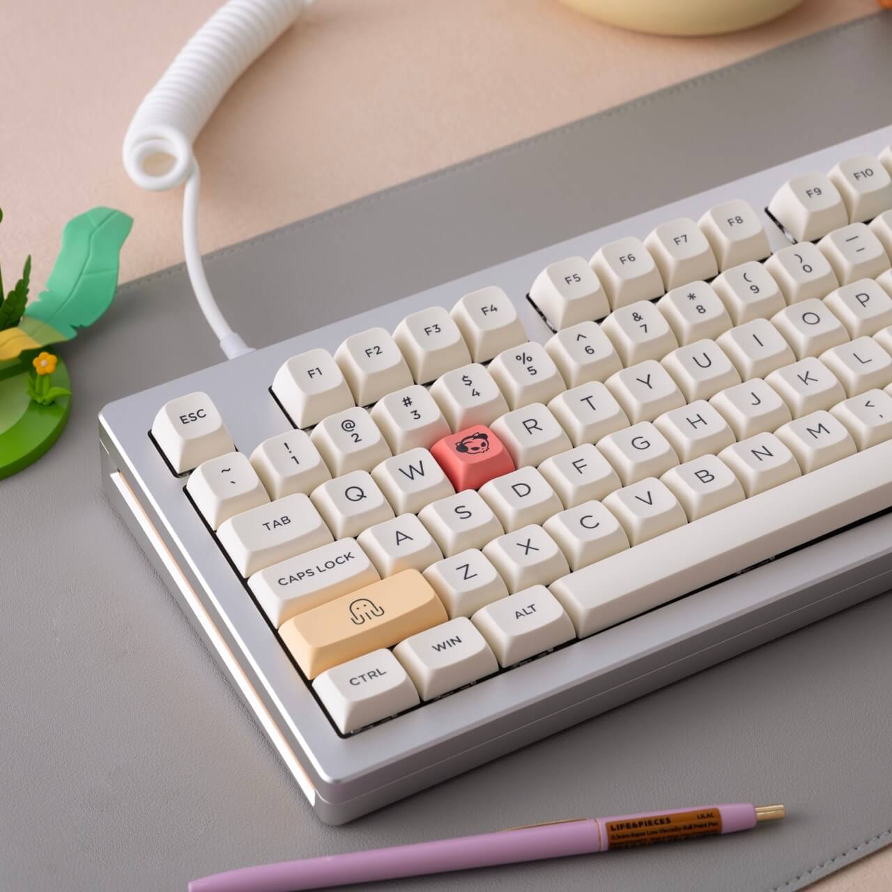 Akko - Cream Keycap Set Building Blocks (282-Key)