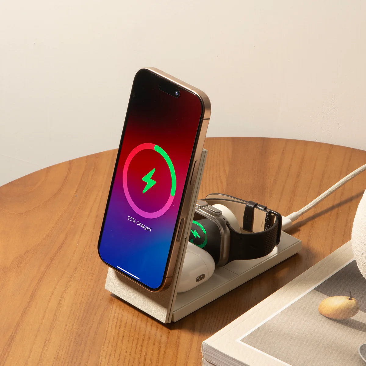 Native Union - Rise 3-in-1 Magnetic Wireless Charger