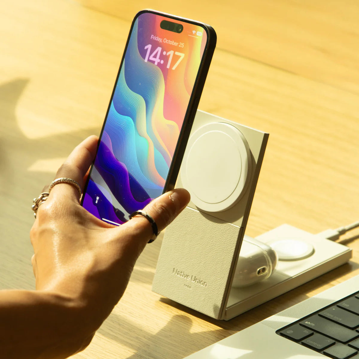 Native Union - Rise 3-in-1 Magnetic Wireless Charger