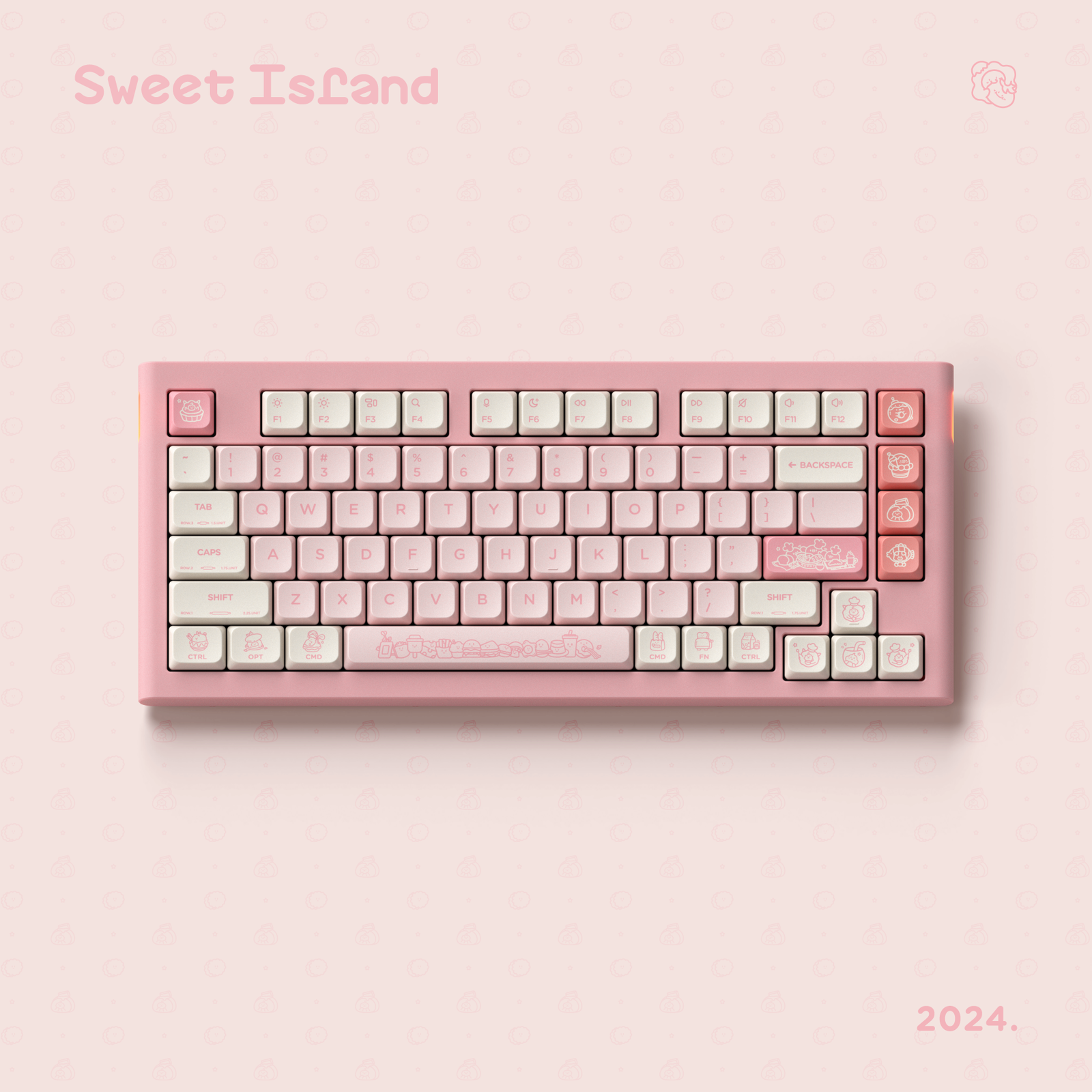 NuPhy - Sweet Island nSA Profile Dye-sub PBT Keycaps