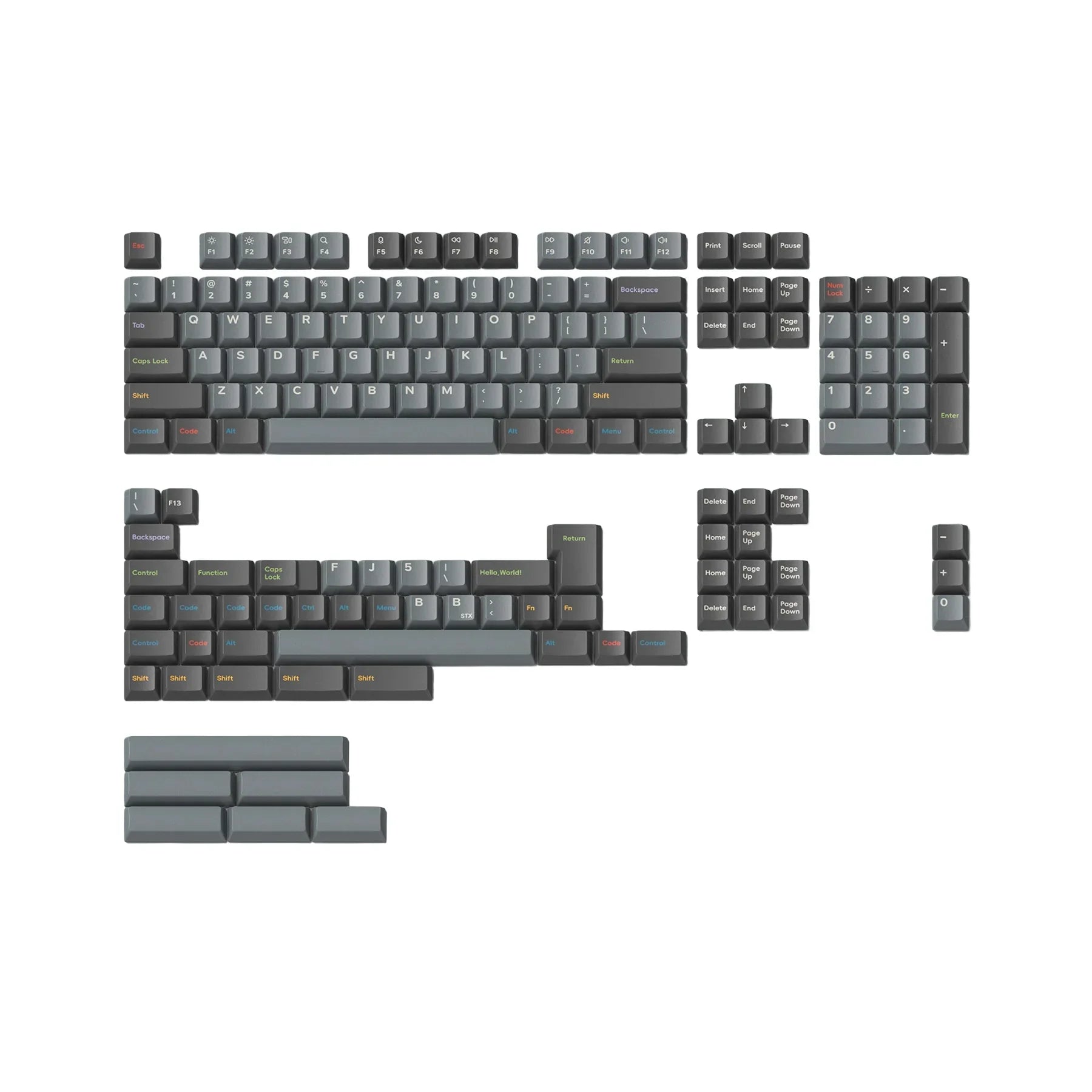 NuPhy - Oblivion Berry Profile Dye-sub PBT Keycaps
