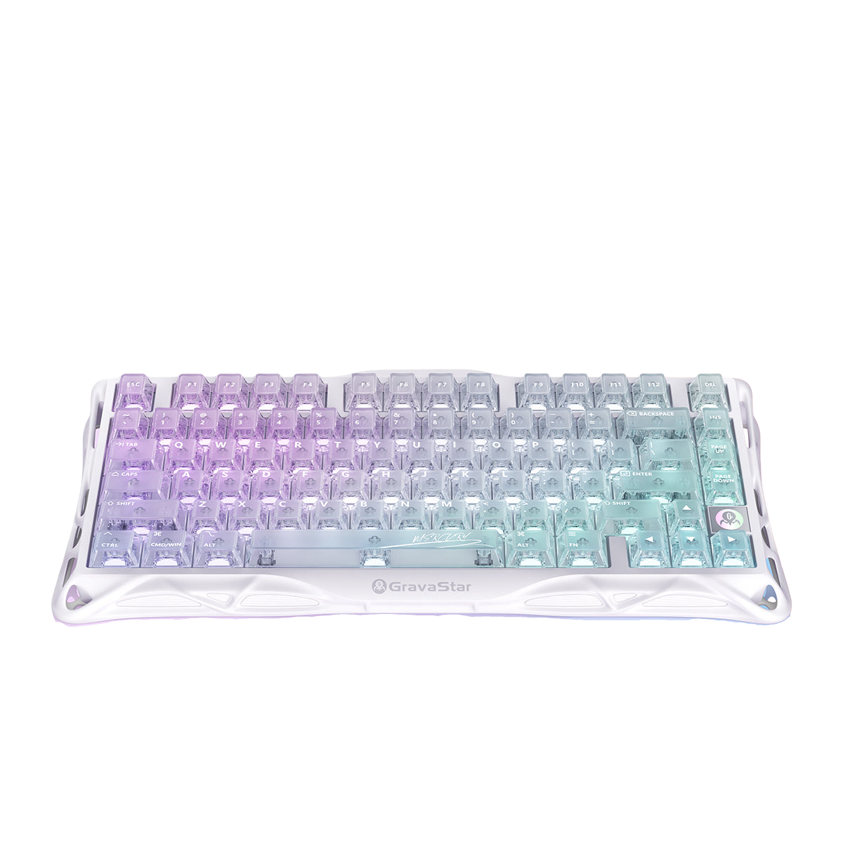 GravaStar - Mercury K1 Lite Crystal Aurora - Wireless Mechanical Keyboard