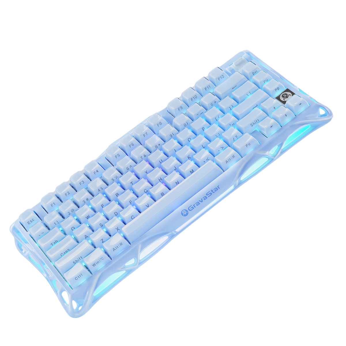GravaStar - Mercury K1 Ice Blue - Wireless Mechanical Keyboard