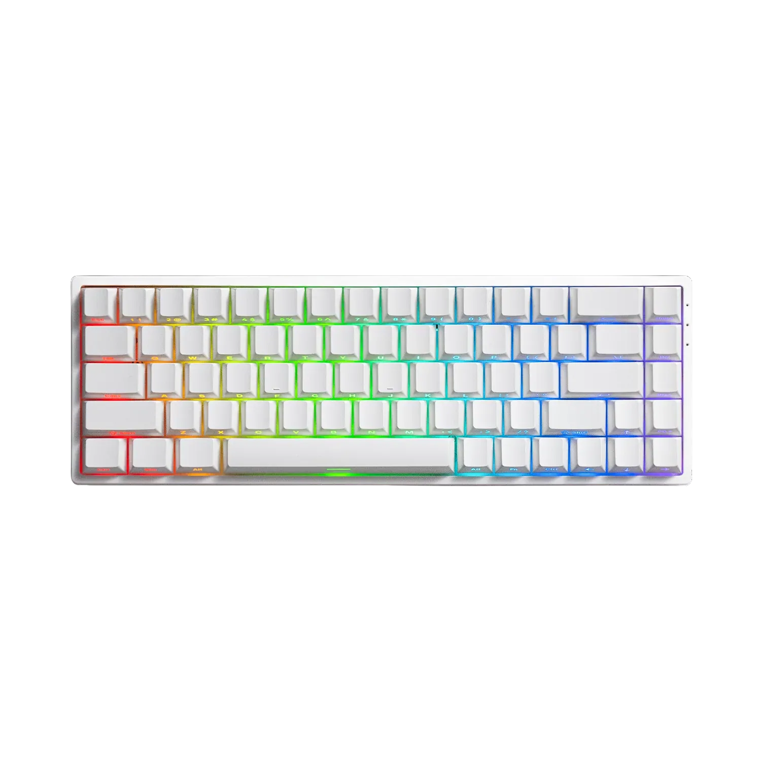 MonsGeek - FUN68 HE Shine-Through White - Wired Magnetic Keyboard