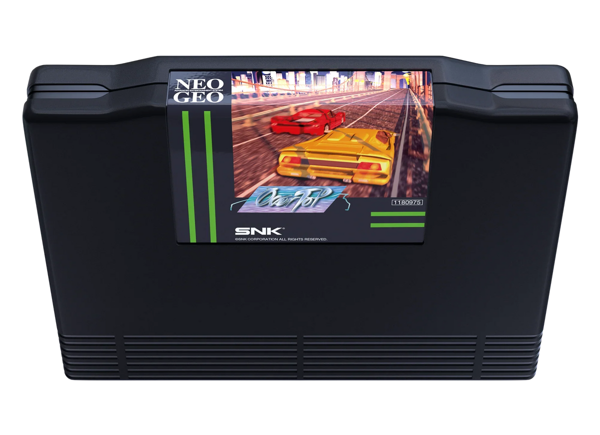 Kaseta Neo Geo z grą Over Top, klasyczna konsola SNK do gier wideo