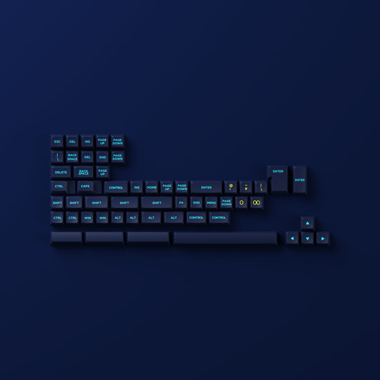 Akko - Starry Night Keycap Set (187-Key)