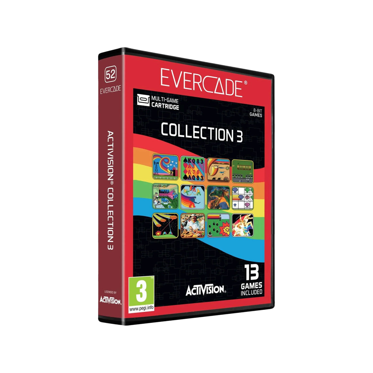Evercade Collection 3 – kasetka z 13 grami 8-bitowymi, wersja multi-game, PEGI 3