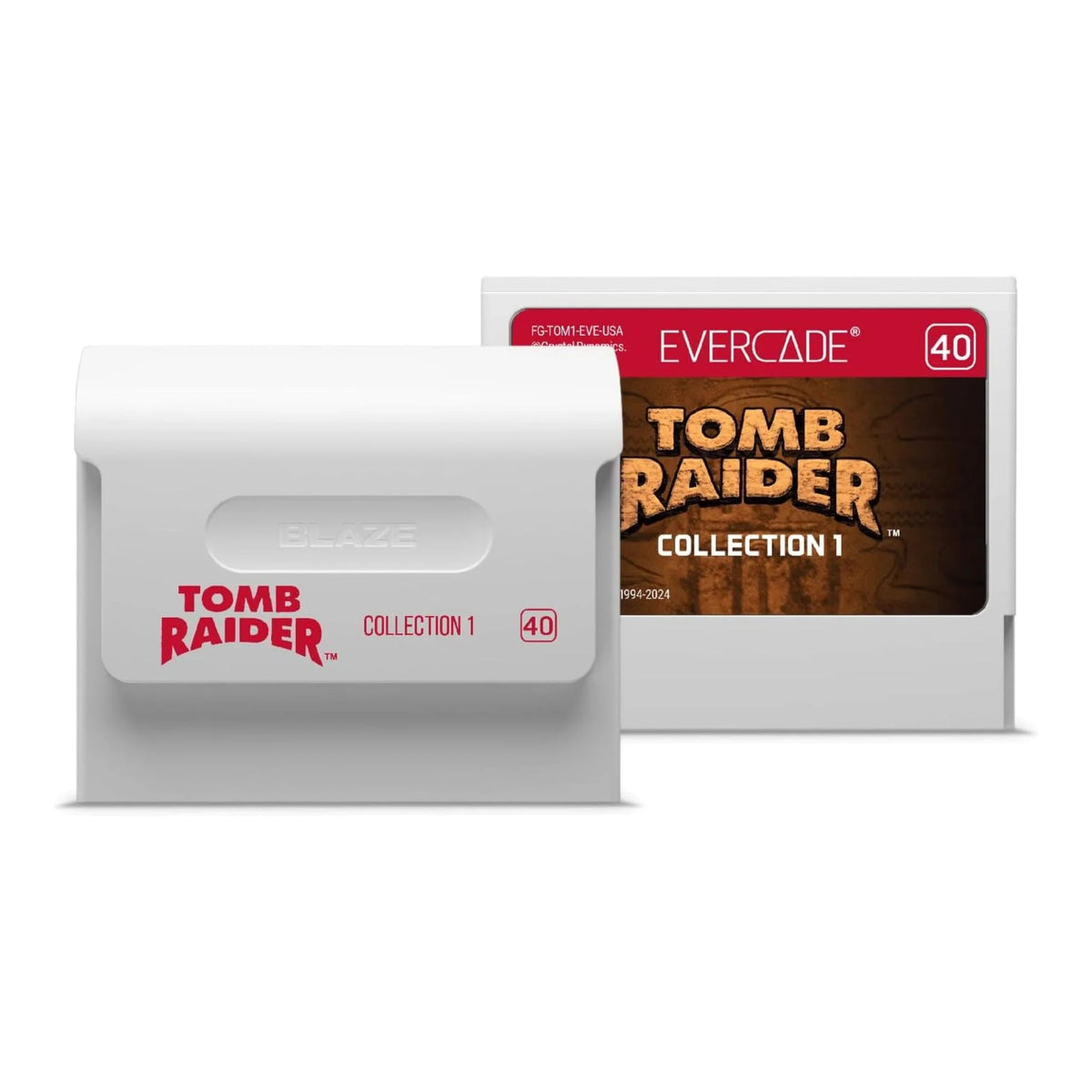 Kolekcja Tomb Raider Collection 1, 40 kart Evercade i Blaze, edycja limitowana do gier retro