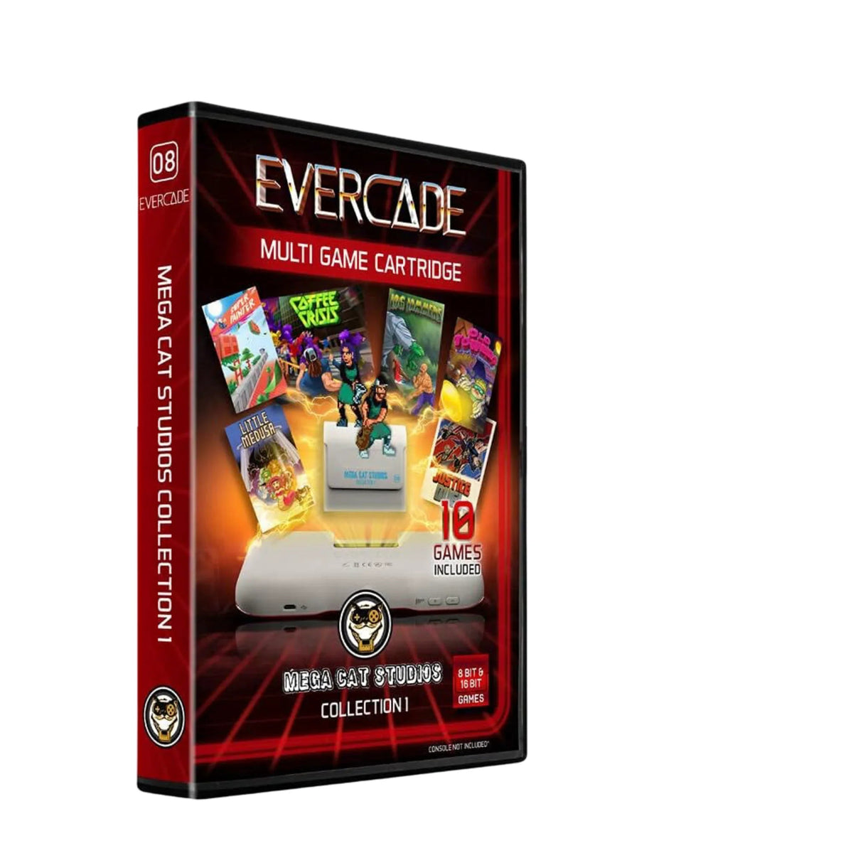 Evercade Mega Cat Studios Collection 1 – karta z 10 grami 8-bit i 16-bit do konsoli retro