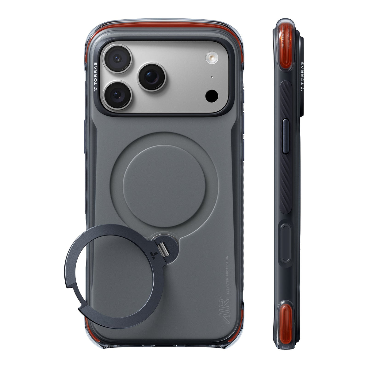 Torras - Ostand Q3 Air Pro MagSafe Case for 18 Pro Max and iPhone 17 Pro Max