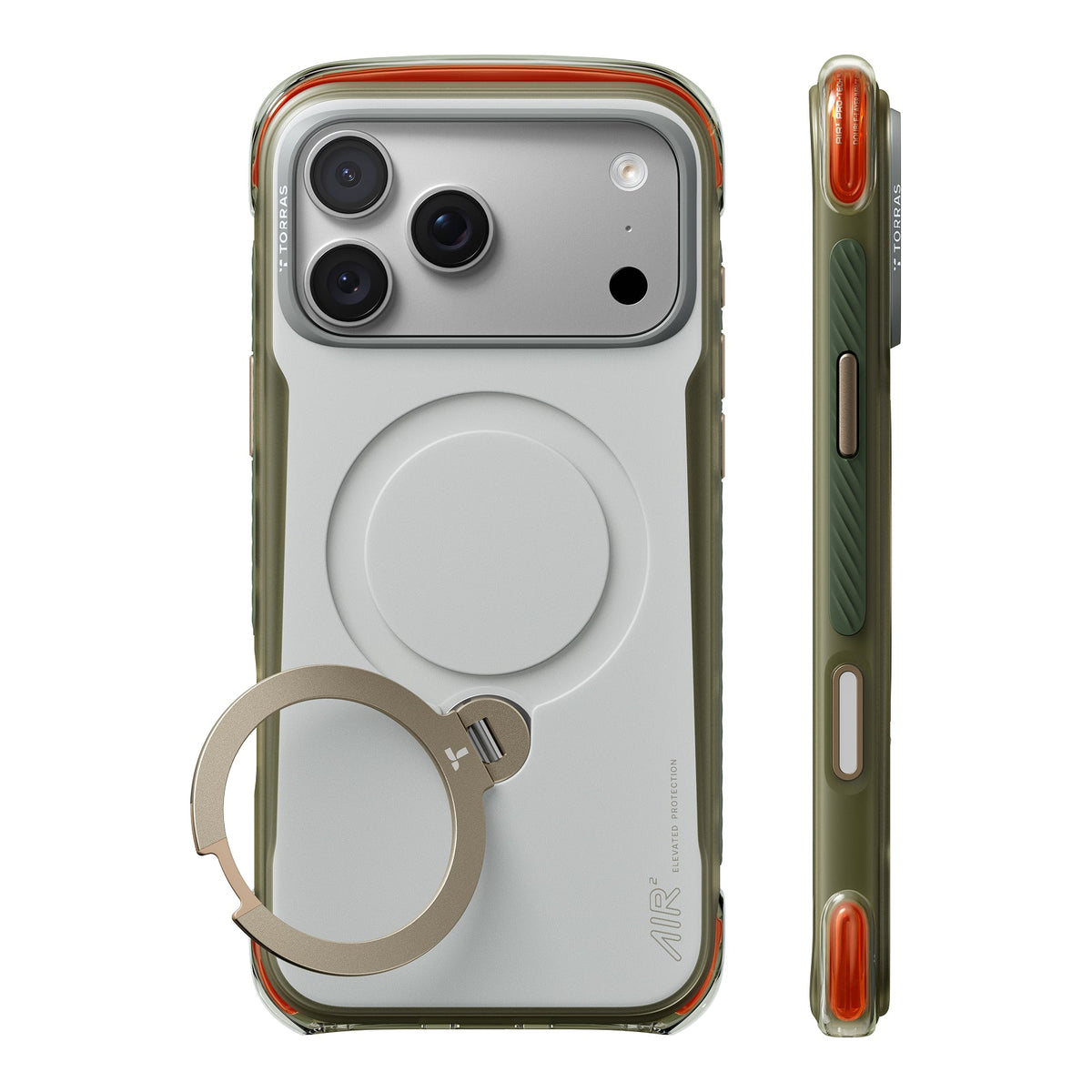 Torras - Ostand Q3 Air Pro MagSafe Case for iPhone 18 Pro and iPhone 17 Pro