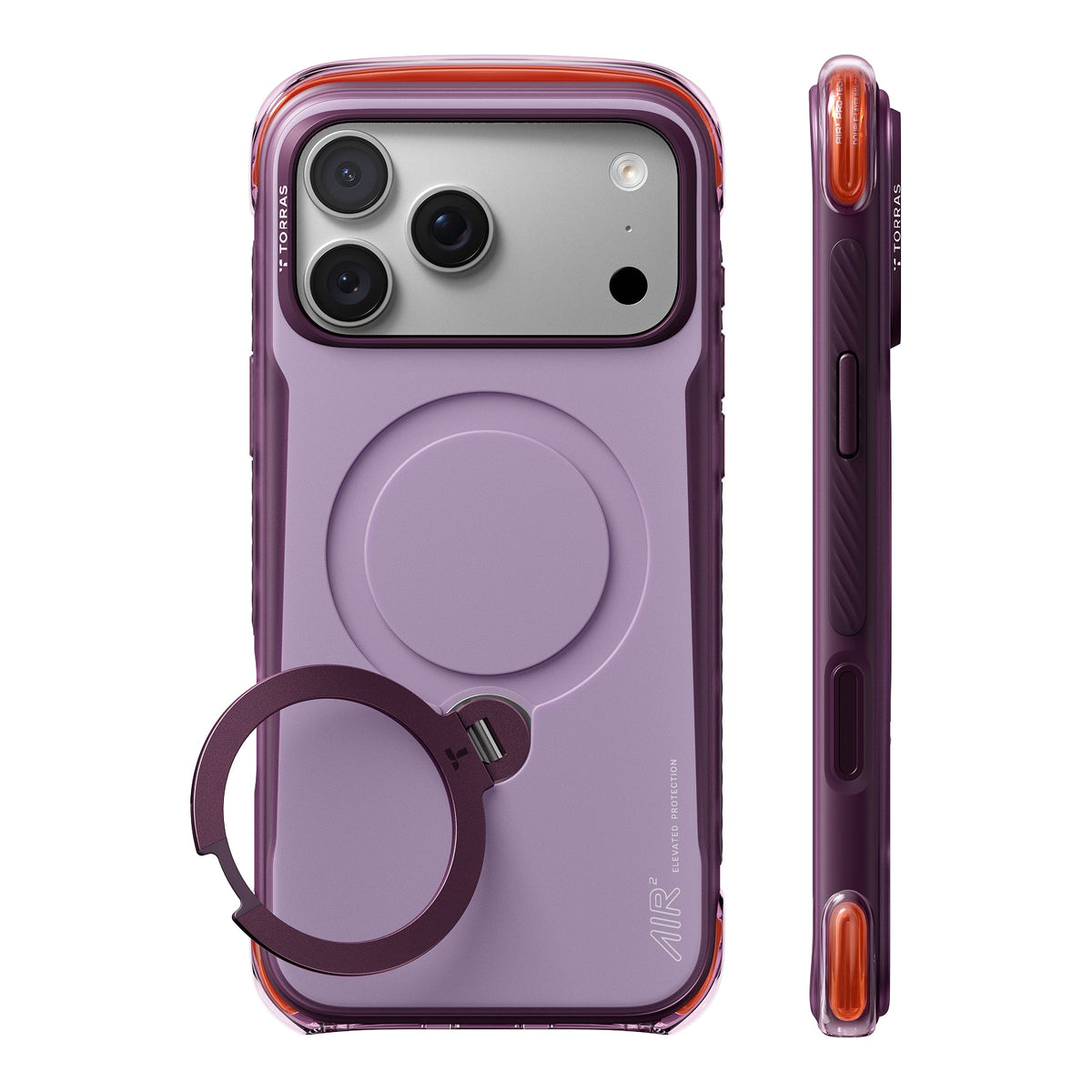 Torras - Ostand Q3 Air Pro MagSafe Case for 18 Pro Max and iPhone 17 Pro Max