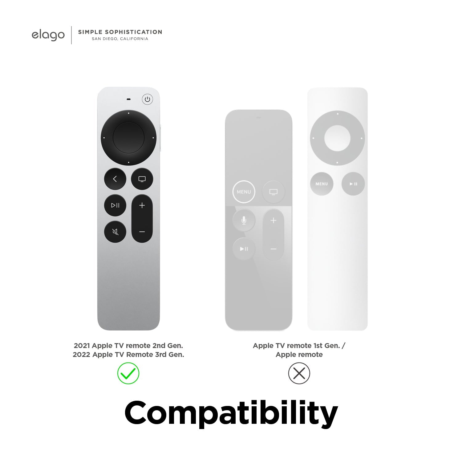Elago - R4 Retro Case for 2022/2021 Apple TV Siri Remote