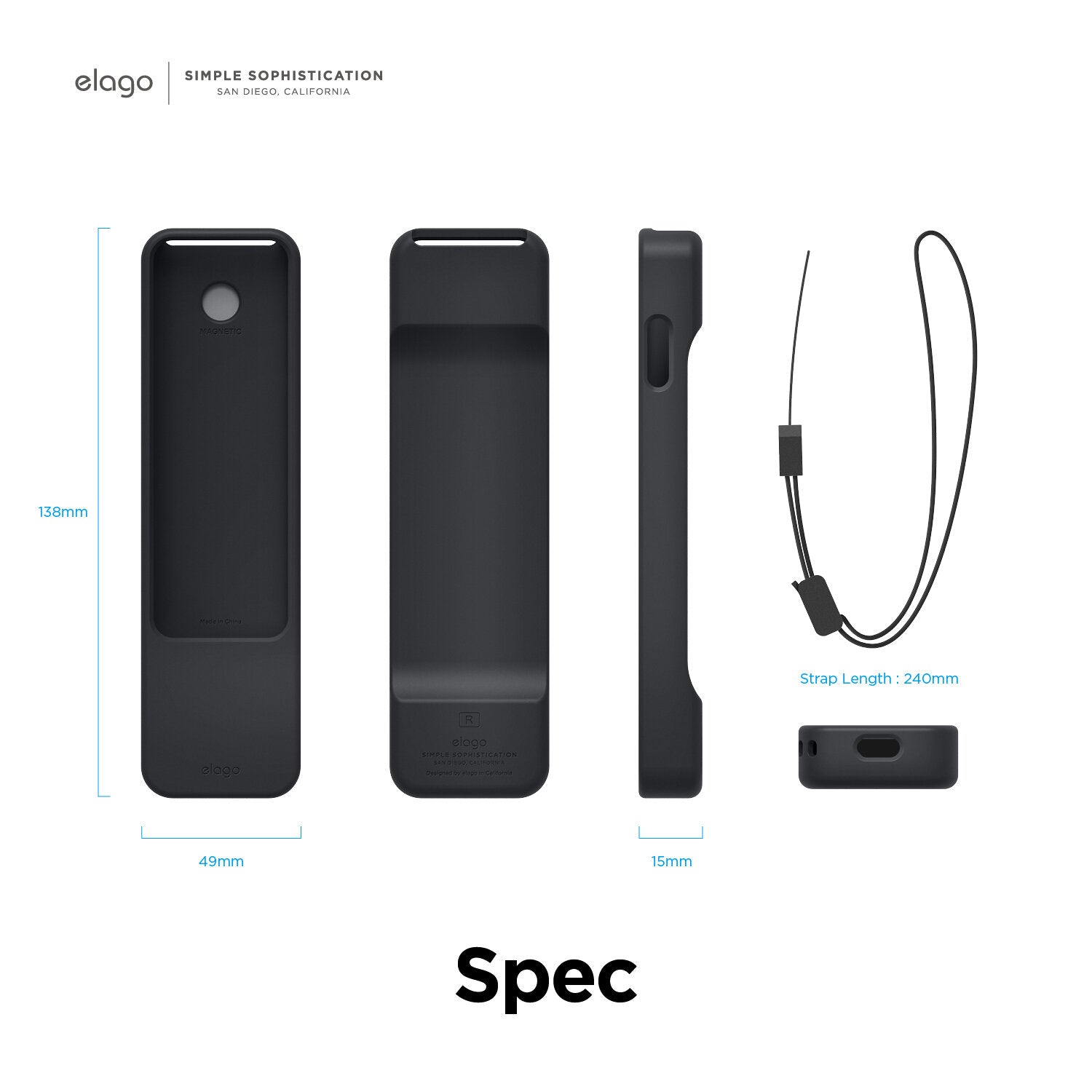 Elago - R1 Intelli Case for 2022/2021 Apple TV Siri Remote