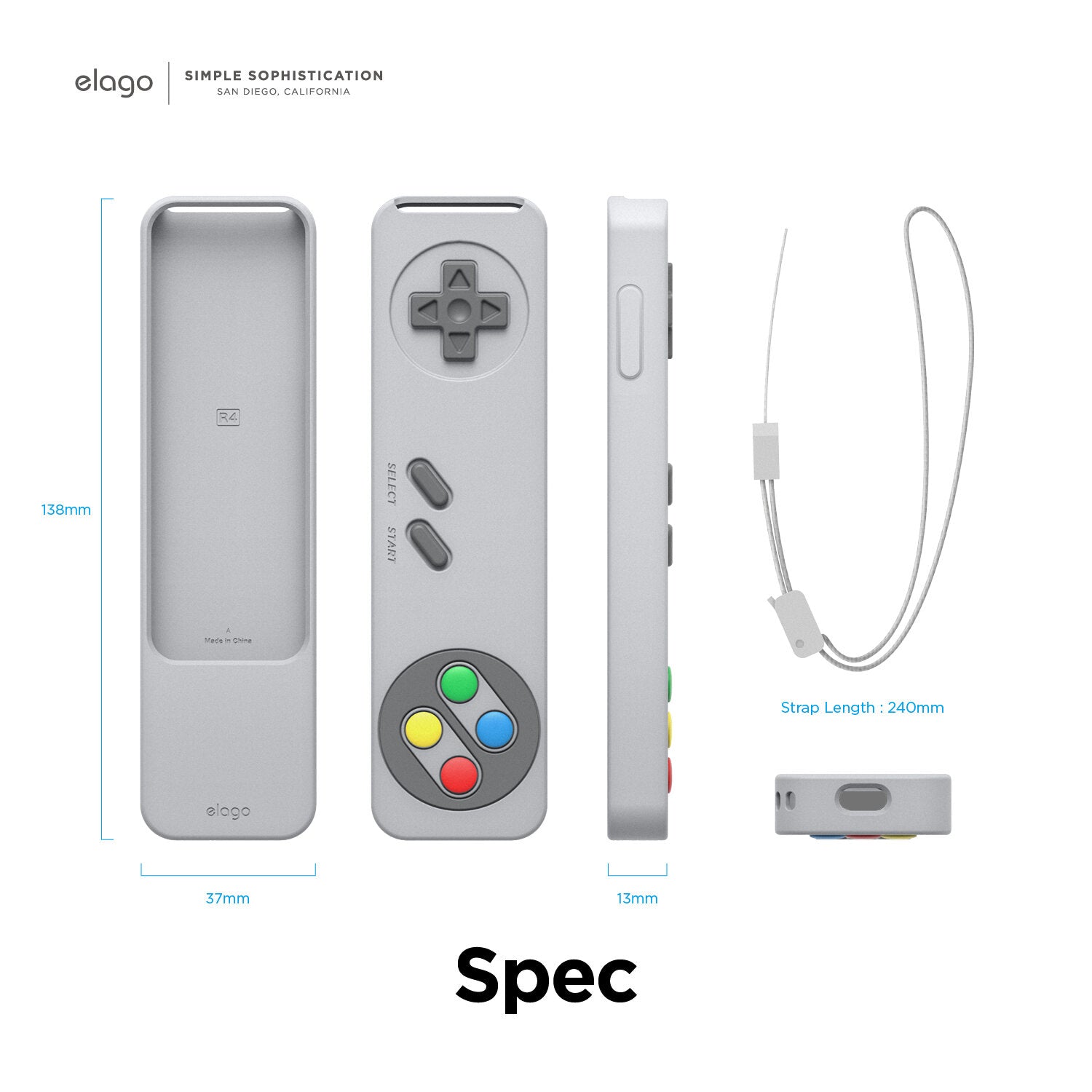 Elago - R4 Retro Case for 2022/2021 Apple TV Siri Remote