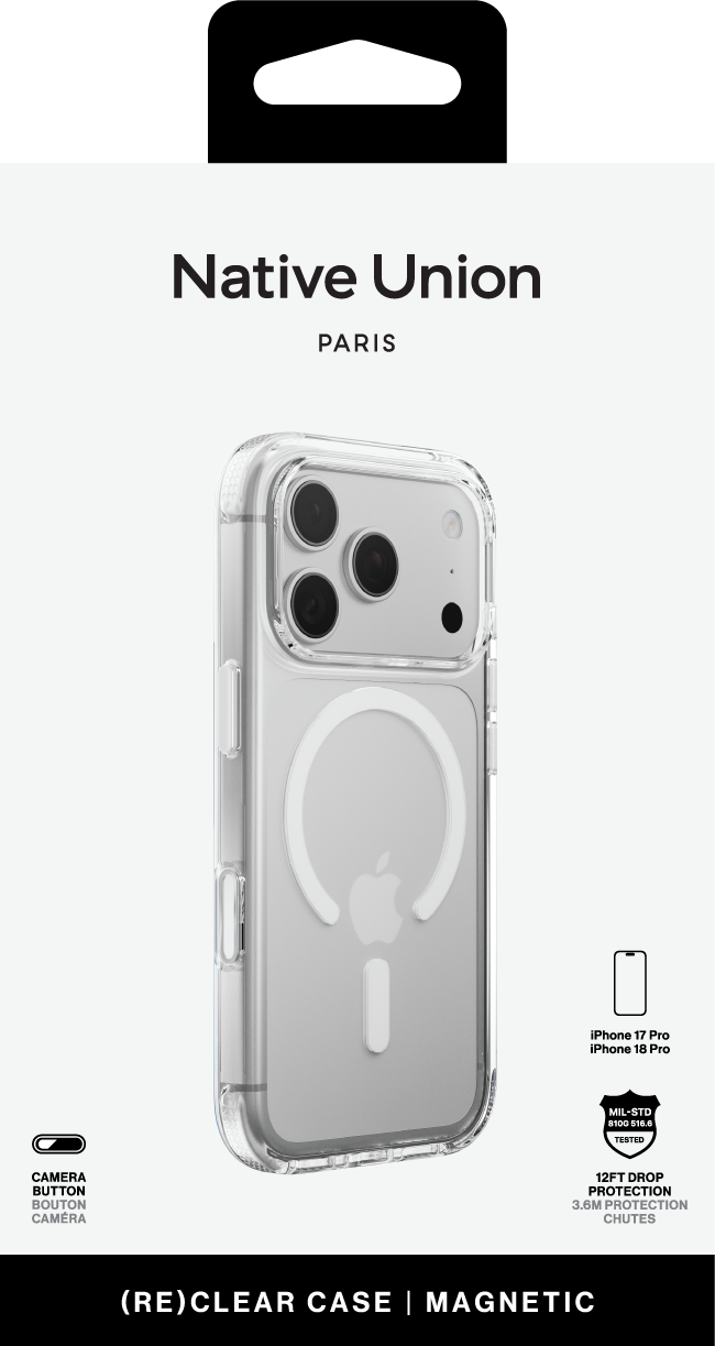 Native Union - (RE)Clear Transparent MagSafe Case for iPhone 18 Pro / Pro Max