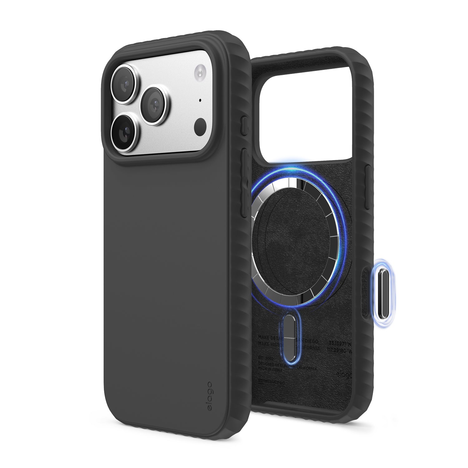 Elago - Magnetic Ridge Case for iPhone 17 Pro/Pro Max