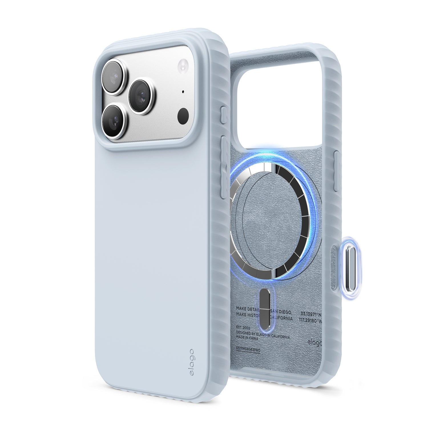 Elago - Magnetic Ridge Case for iPhone 17 Pro/Pro Max