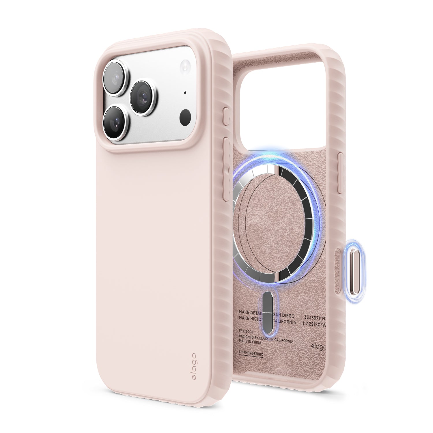 Elago - Magnetic Ridge Case for iPhone 17 Pro/Pro Max