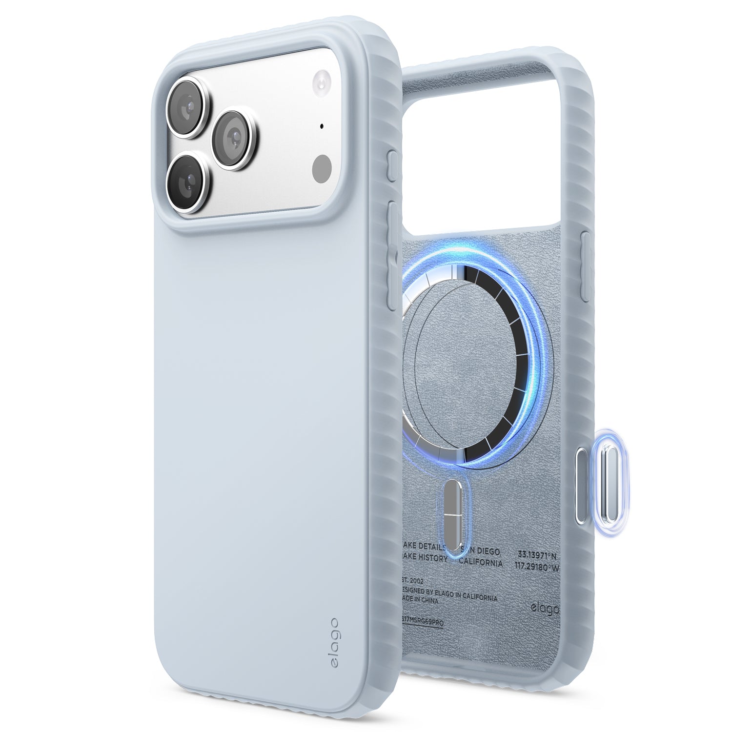 Elago - Magnetic Ridge Case for iPhone 17 Pro/Pro Max