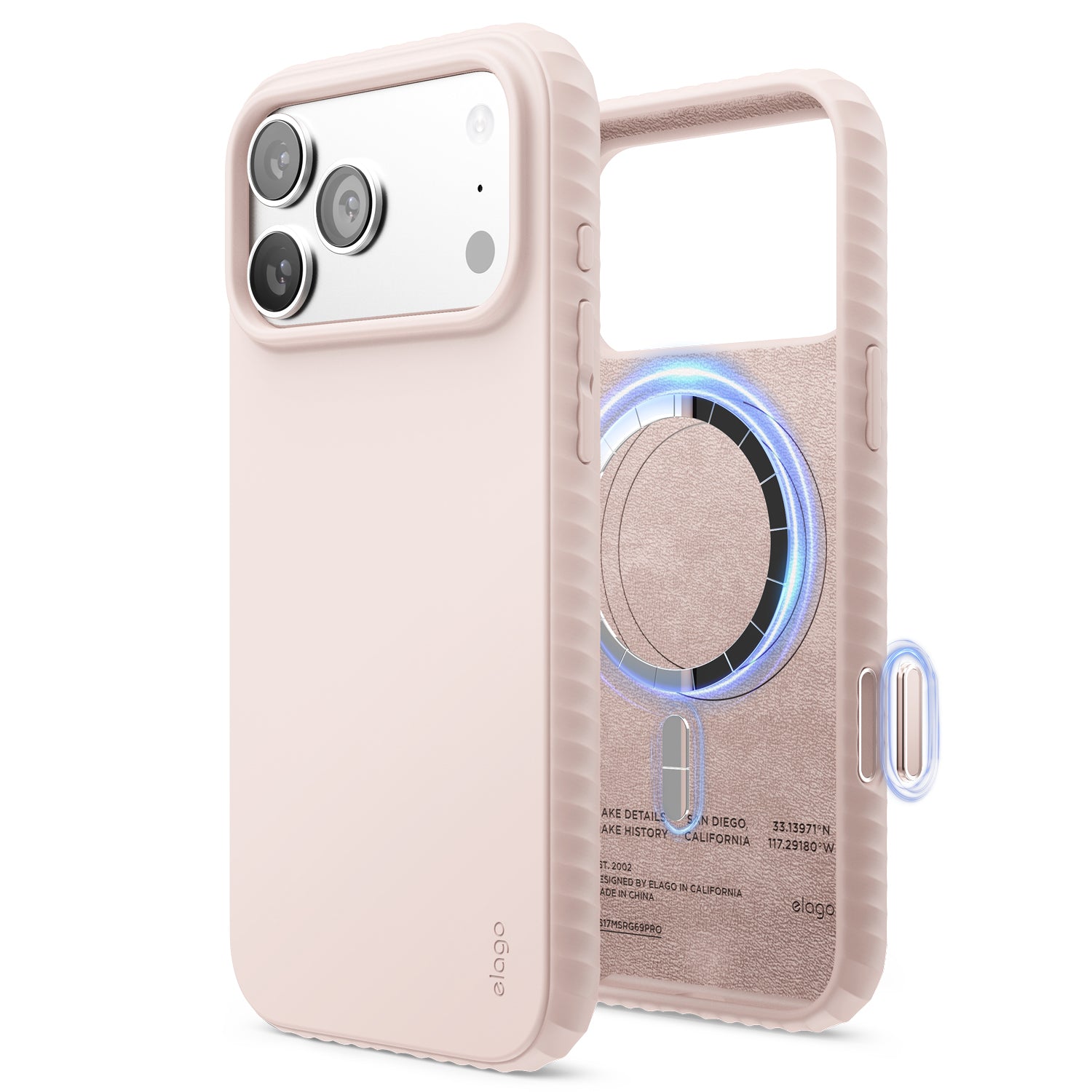 Elago - Magnetic Ridge Case for iPhone 17 Pro/Pro Max