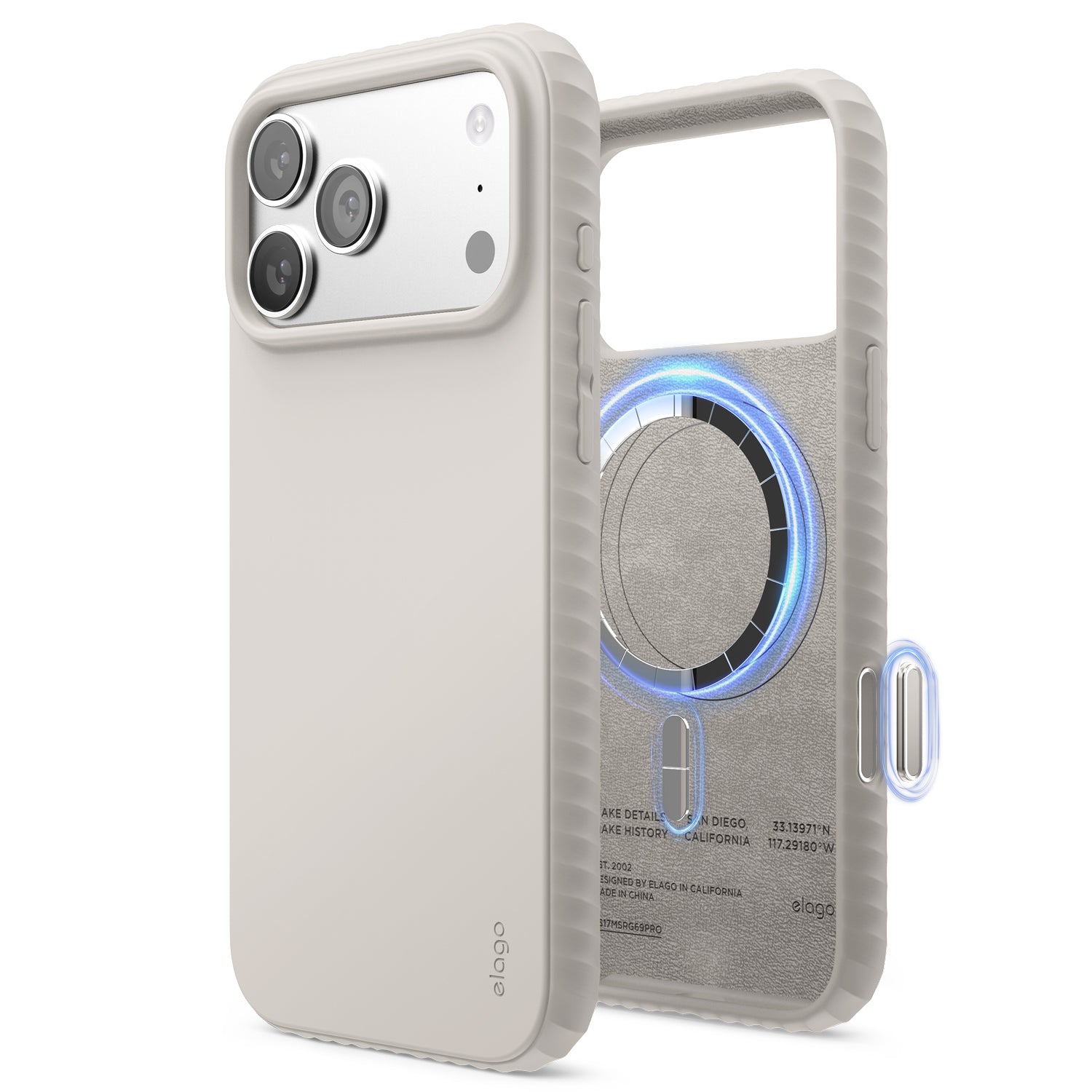 Elago - Magnetic Ridge Case for iPhone 17 Pro/Pro Max