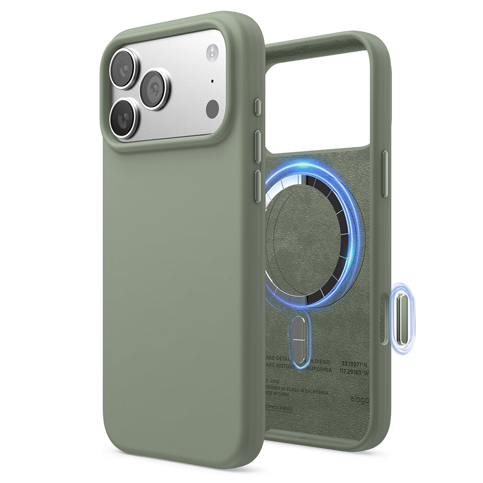 Elago - Magnetic Silicone Case for Iphone 17 Pro Max