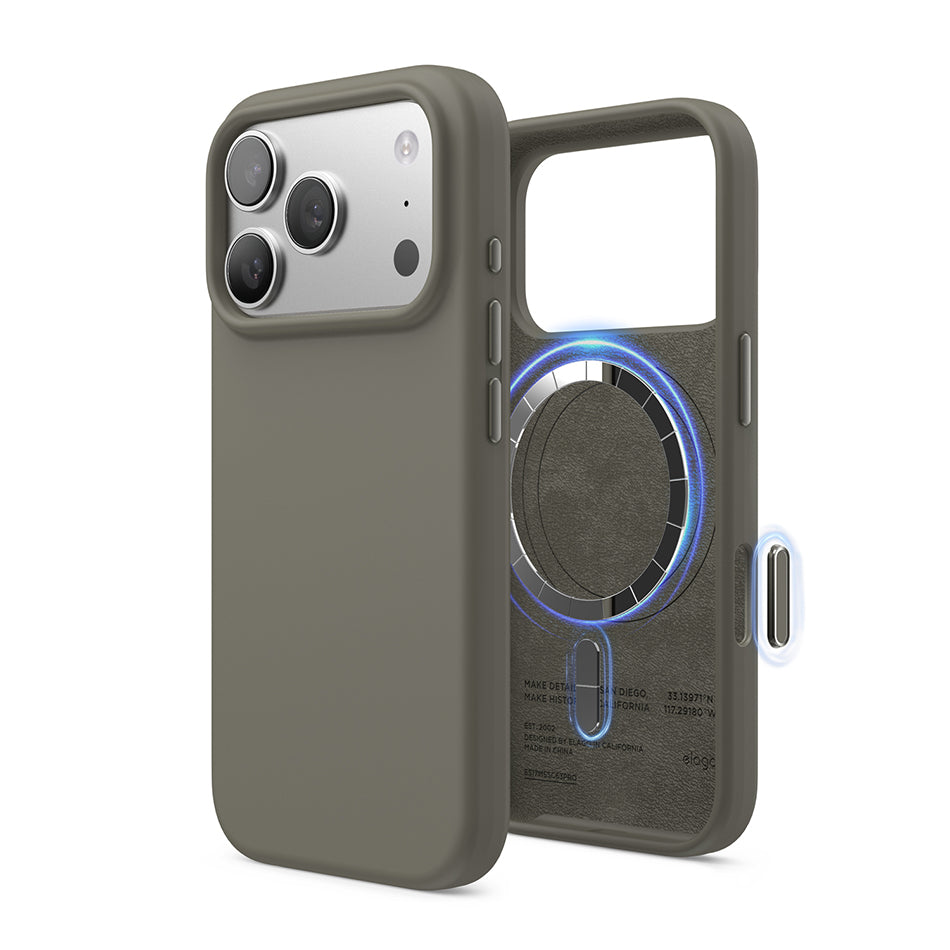 Elago - Magnetic Silicone Case for Iphone 17 Pro