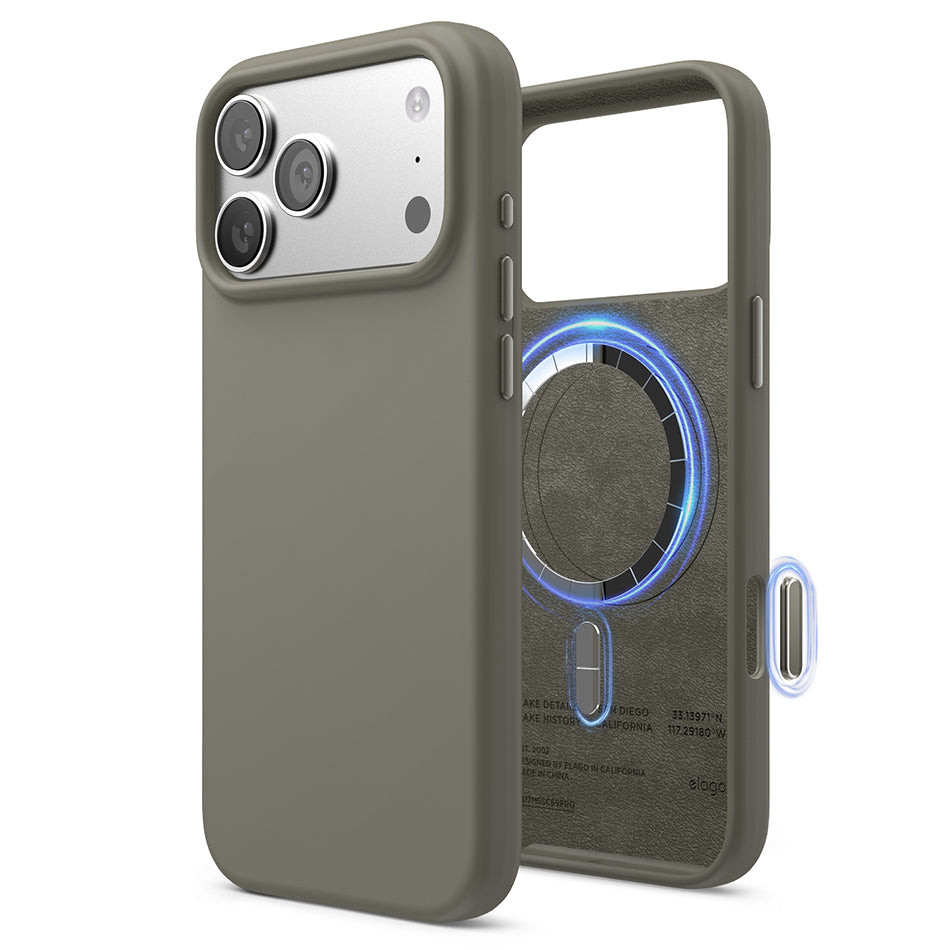 Elago - Magnetic Silicone Case for Iphone 17 Pro Max