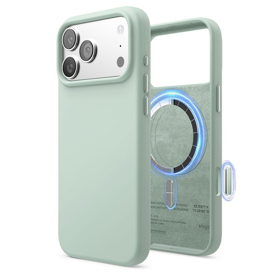 Elago - Magnetic Silicone Case for Iphone 17 Pro Max