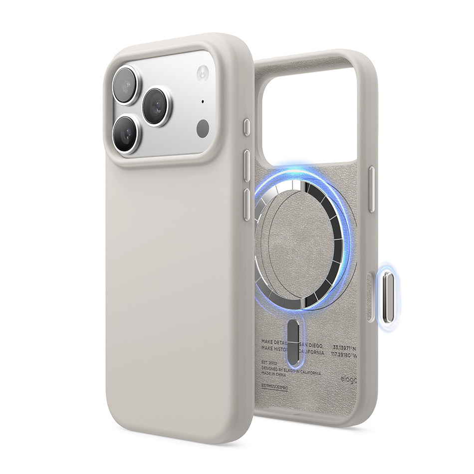 Elago - Magnetic Silicone Case for Iphone 17 Pro