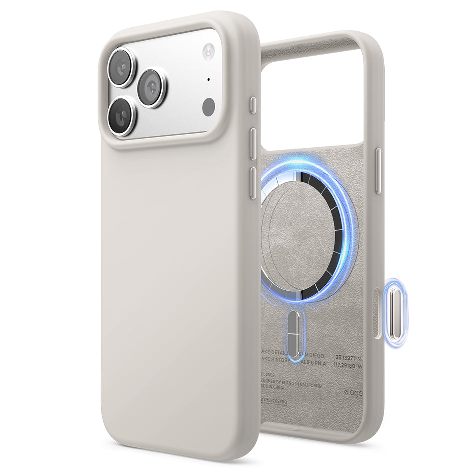 Elago - Magnetic Silicone Case for Iphone 17 Pro Max