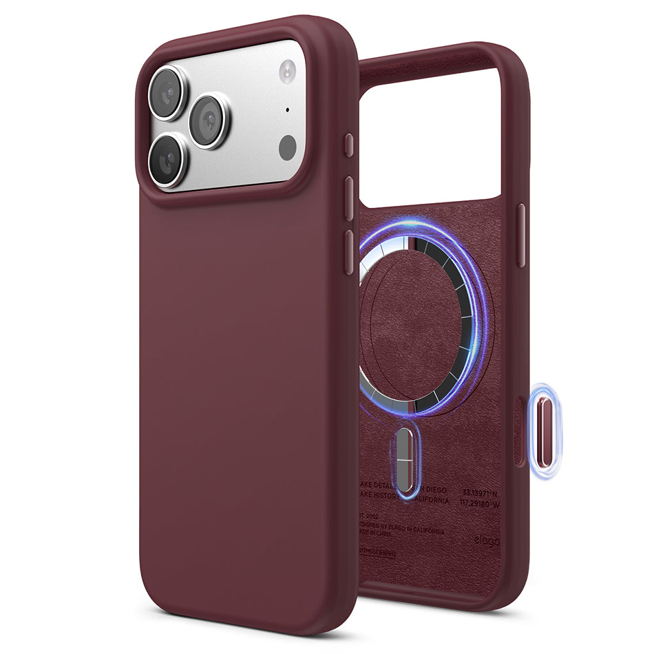 Elago - Magnetic Silicone Case for Iphone 17 Pro Max