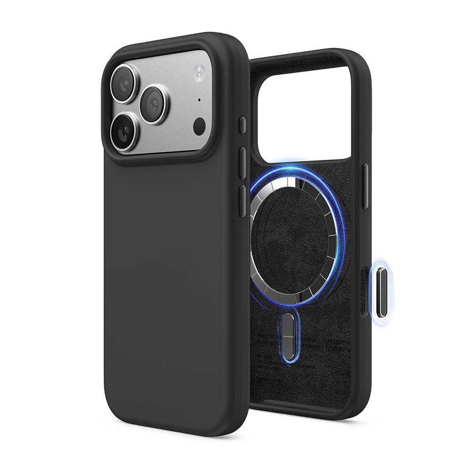 Elago - Magnetic Silicone Case for Iphone 17 Pro