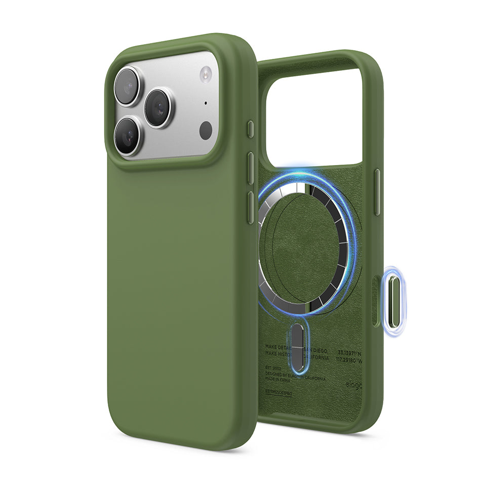 Elago - Magnetic Silicone Case for Iphone 17 Pro