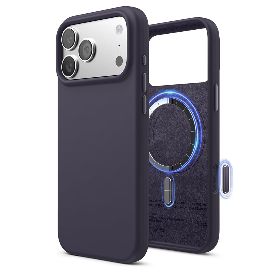 Elago - Magnetic Silicone Case for Iphone 17 Pro Max
