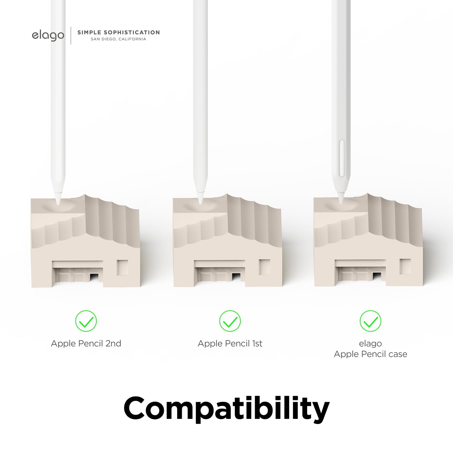 Elago - Home Stand for Apple Pencil and Any Tablet Stylus