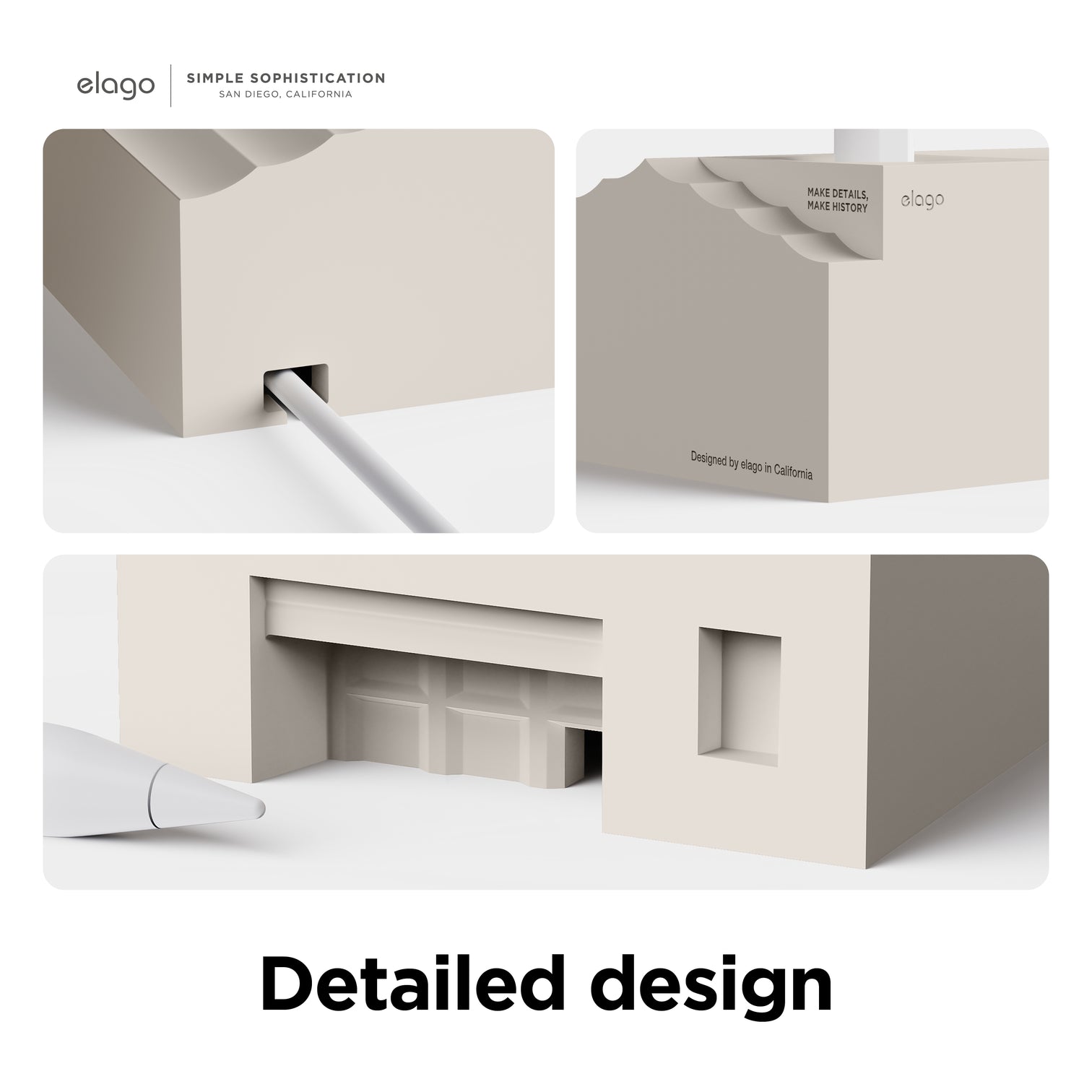 Elago - Home Stand for Apple Pencil and Any Tablet Stylus