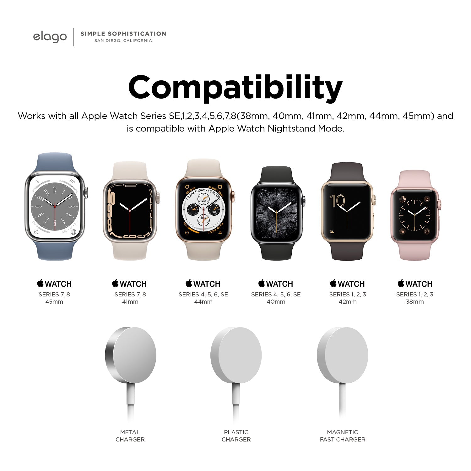 Elago - W8 Stand for Apple Watch