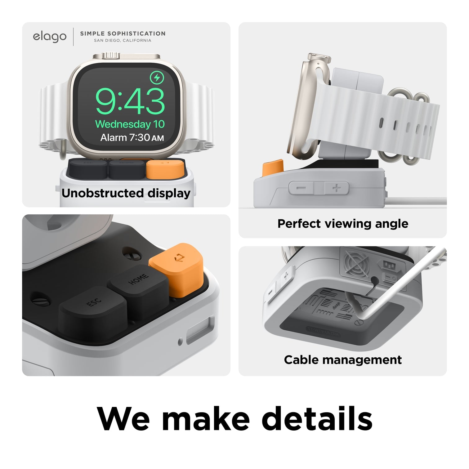 Elago - W9 Stand for Apple Watch Ultra