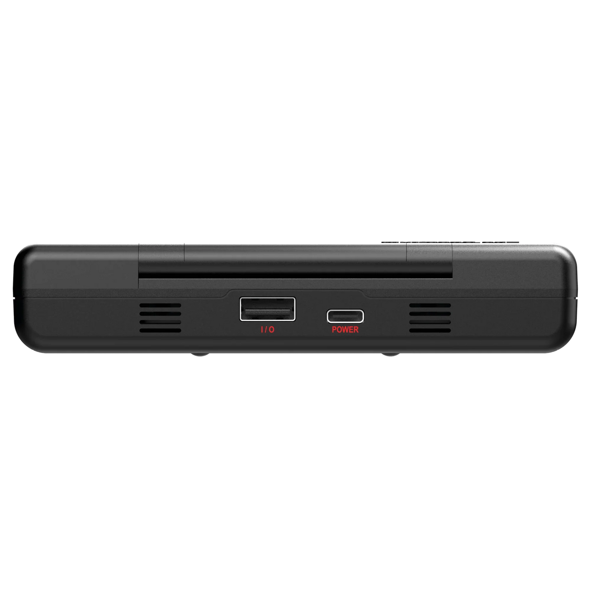 Czarna ładowarka z portami USB i POWER, idealna do Home Office i desk setupu