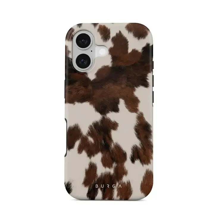 Etui na telefon z wzorem w krowie, stylowy akcesorium do Home Office
