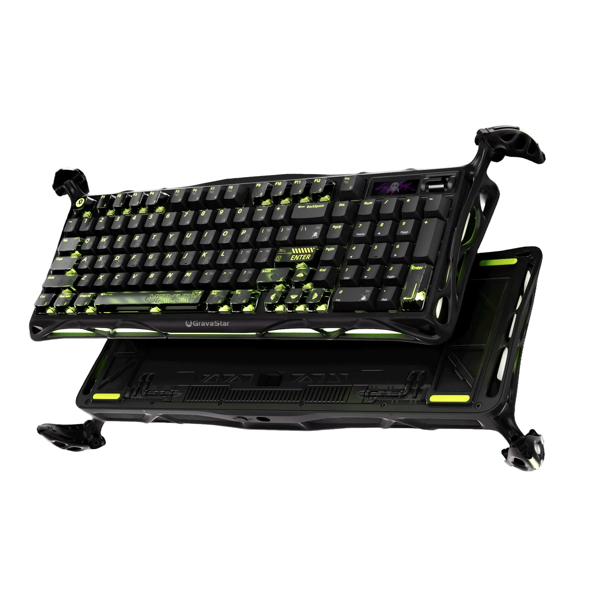 GravaStar - Mercury K98 Pro Phantom Black - Wireless Mechanical Keyboard