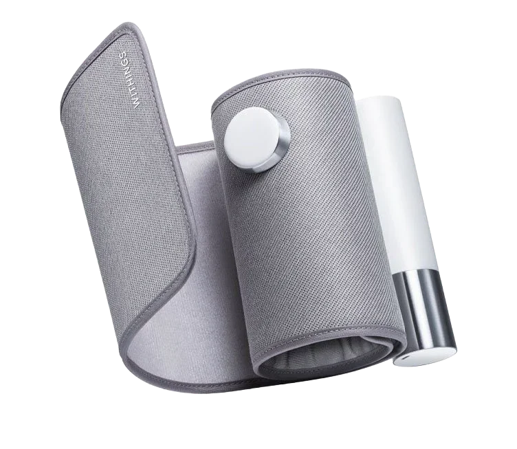 Szara mata pod klawiaturę z podłokietnikiem i stojakiem na telefon do komfortowego home office