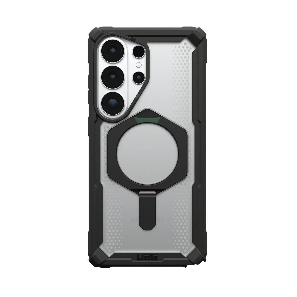 Ochronny etui na telefon z uchwytem MagSafe i przyciskiem, idealne do biurka i Home Office