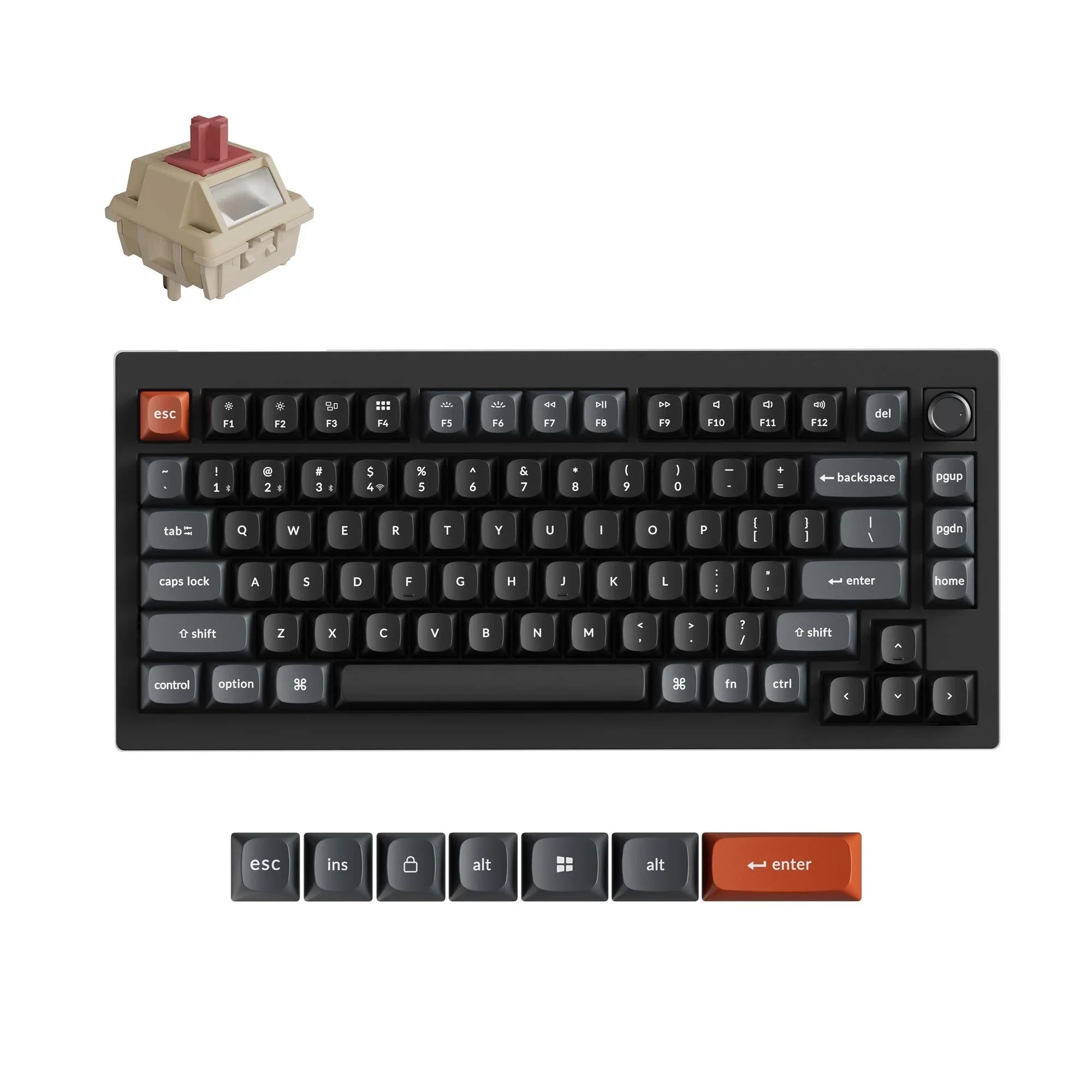 Keychron - V1 Ultra 8K Wireless Custom Mechanical Keyboard